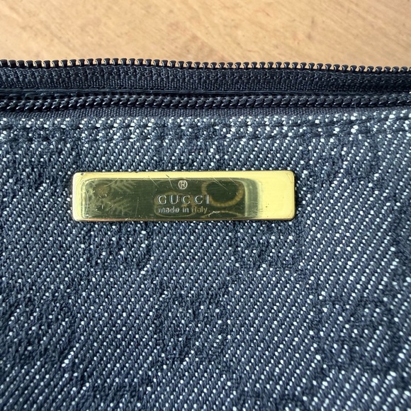 Vintage Authentic Gucci GG Canvas Black Mini Bag EC - Picture 2 of 8